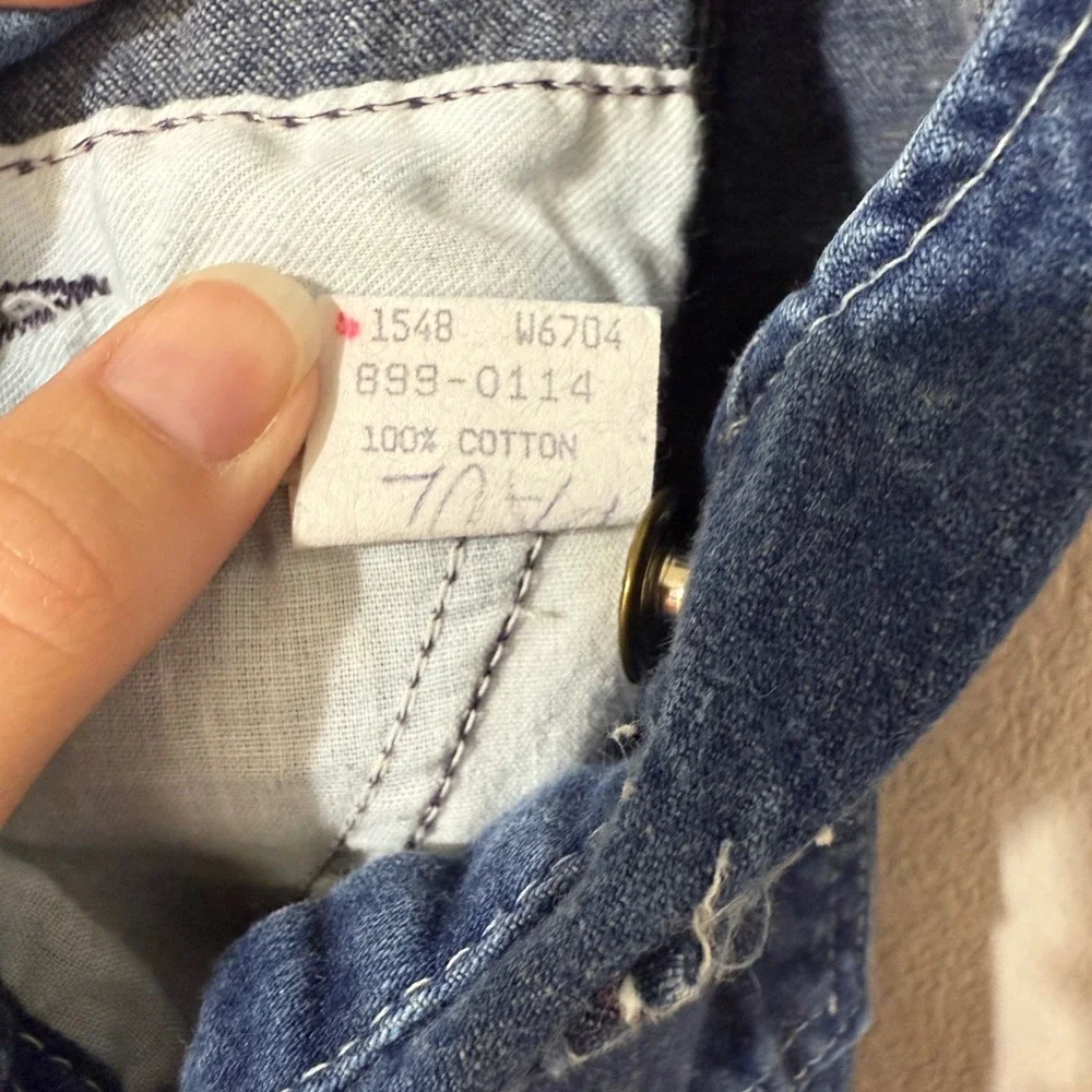 Vintage OshKosh B'gosh Denim Overalls 3T Blue Made in USA‎ Vestbak Dungaree